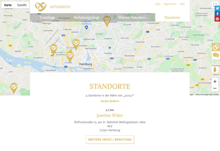 Screenshot of Amodoro - Wedding Ring Configurator