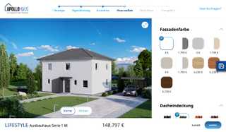 Screenshot of Apollohaus - Prefabricated house configurator