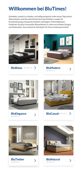 Screenshot of BluTimes - Water beds