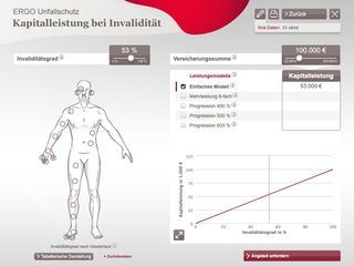 Screenshot of ERGO - Disability calculator