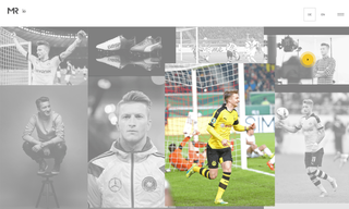 Screenshot of Marco Reus - Homepage