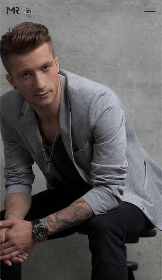 Screenshot of Marco Reus - Homepage