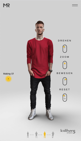 Screenshot of Marco Reus - Homepage