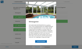 Screenshot of TUJ - Roof Configurator