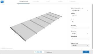 Screenshot of TUJ - Roof Configurator